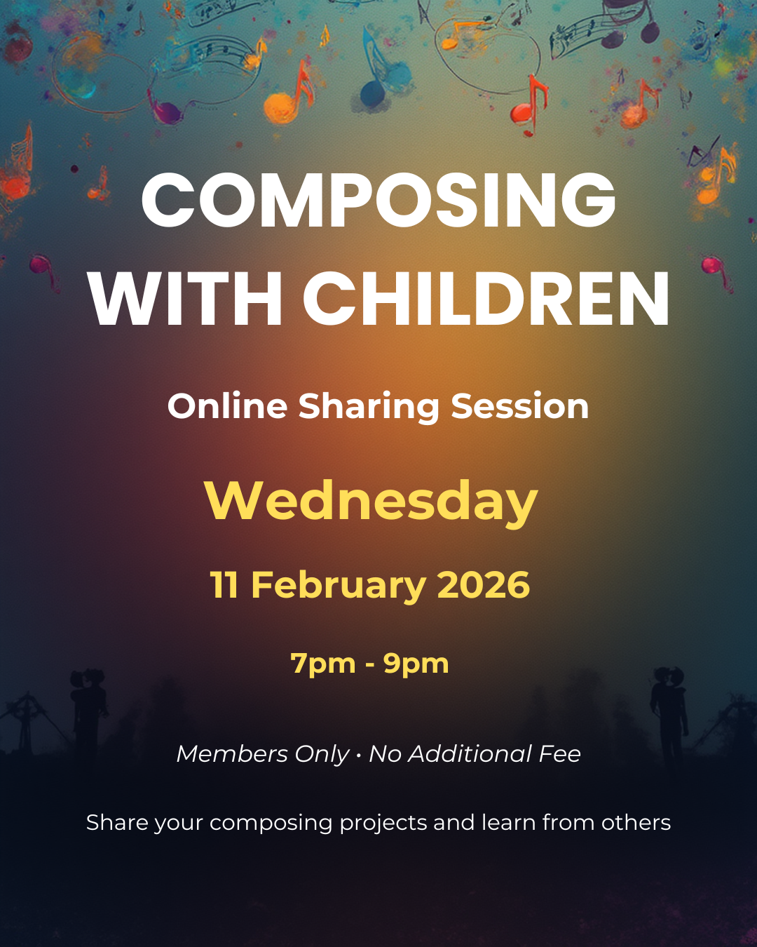 Composing with Children Online Members Sharing Event